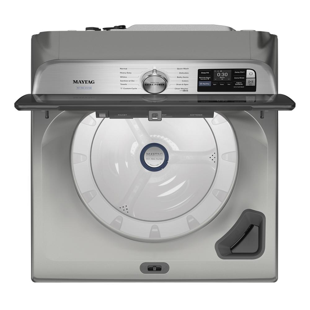Top load impeller washer with digital display and extra power cycle option, part of washers and appliances collections at Hartville Hardware