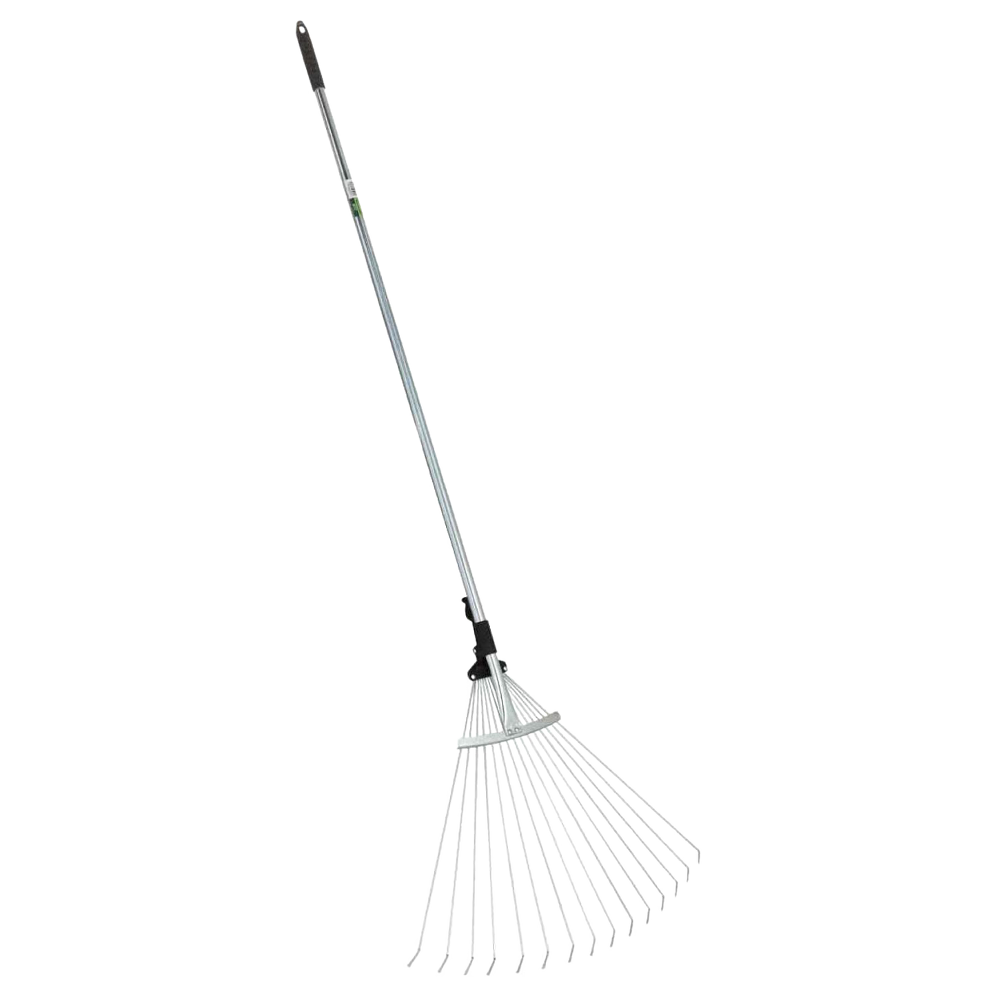 Adjustable steel leaf rake with telescoping handle and flexible tines in Garden Tools and Outdoor Hand Tools collection