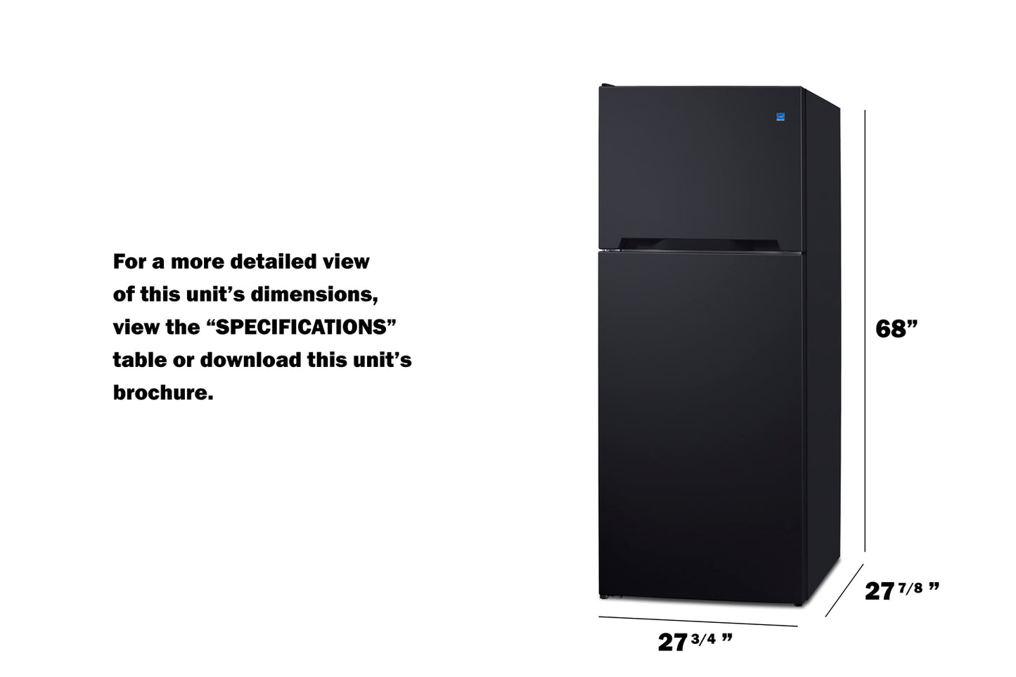 28" Wide Top-Mount Refrigerator-Freezer