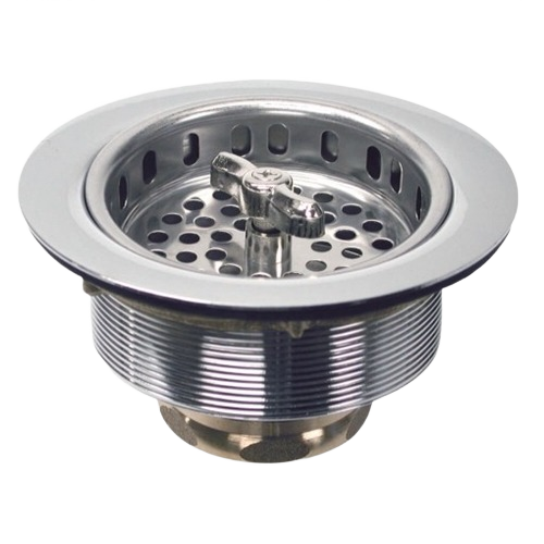 3-1/2 inch stainless steel kitchen sink strainer with twist lock for plumbing repair and sink parts under $50 collections