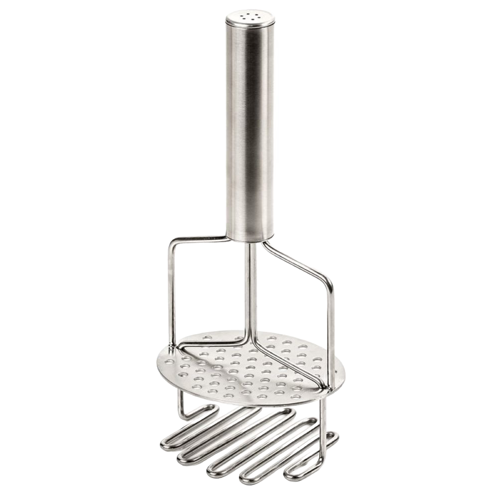 Stainless steel dual-action potato masher and ricer tool for kitchenware and cooking utensils collections under $50