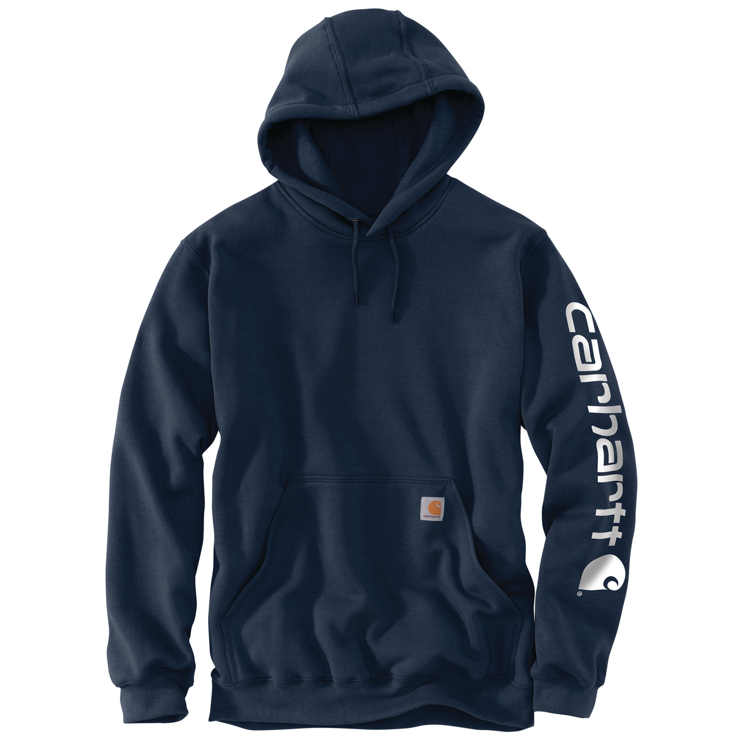 Carhartt Men's Loose Fit Midweight Logo Sleeve Graphic Hoodie