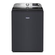 5.3 cu ft top load washer in dark gray with stainless steel control panel from washers and appliances collection
