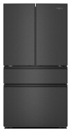 Matte black French door refrigerator with two freezer drawers in kitchen appliances and refrigerators collection