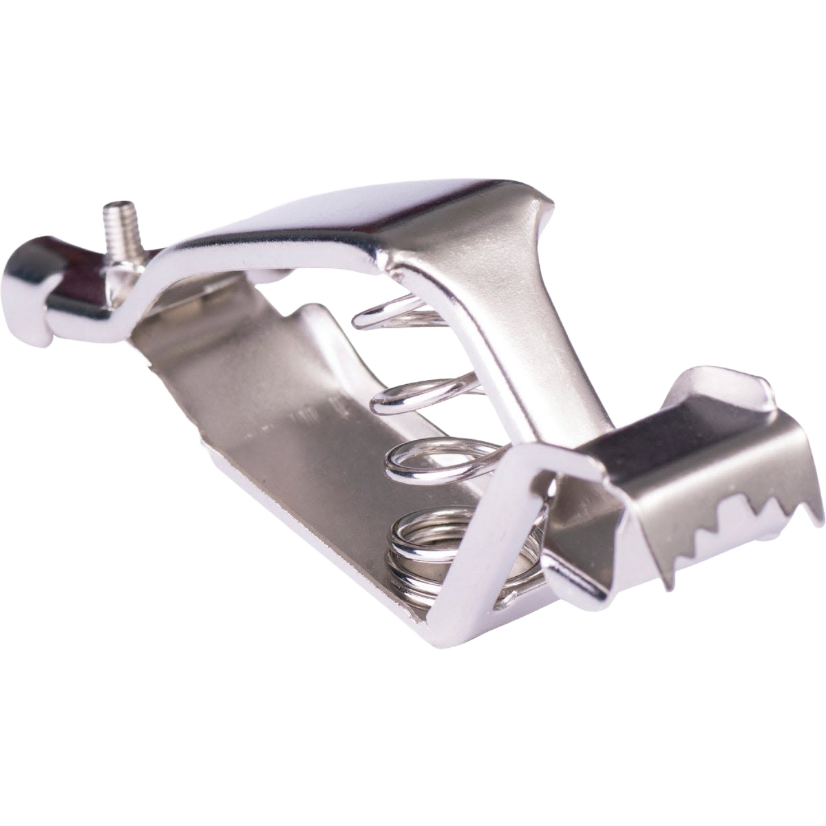 Steel battery charging clip with spring mechanism for electrical use, ideal for home improvement and under $50 collections