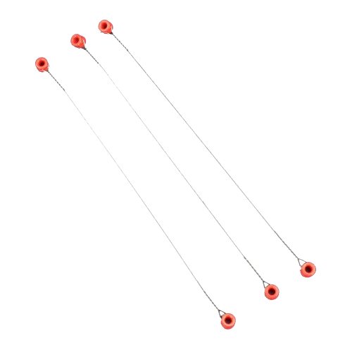 Three thin wire replacement pieces with red ends for woodworking tools under $50 category.