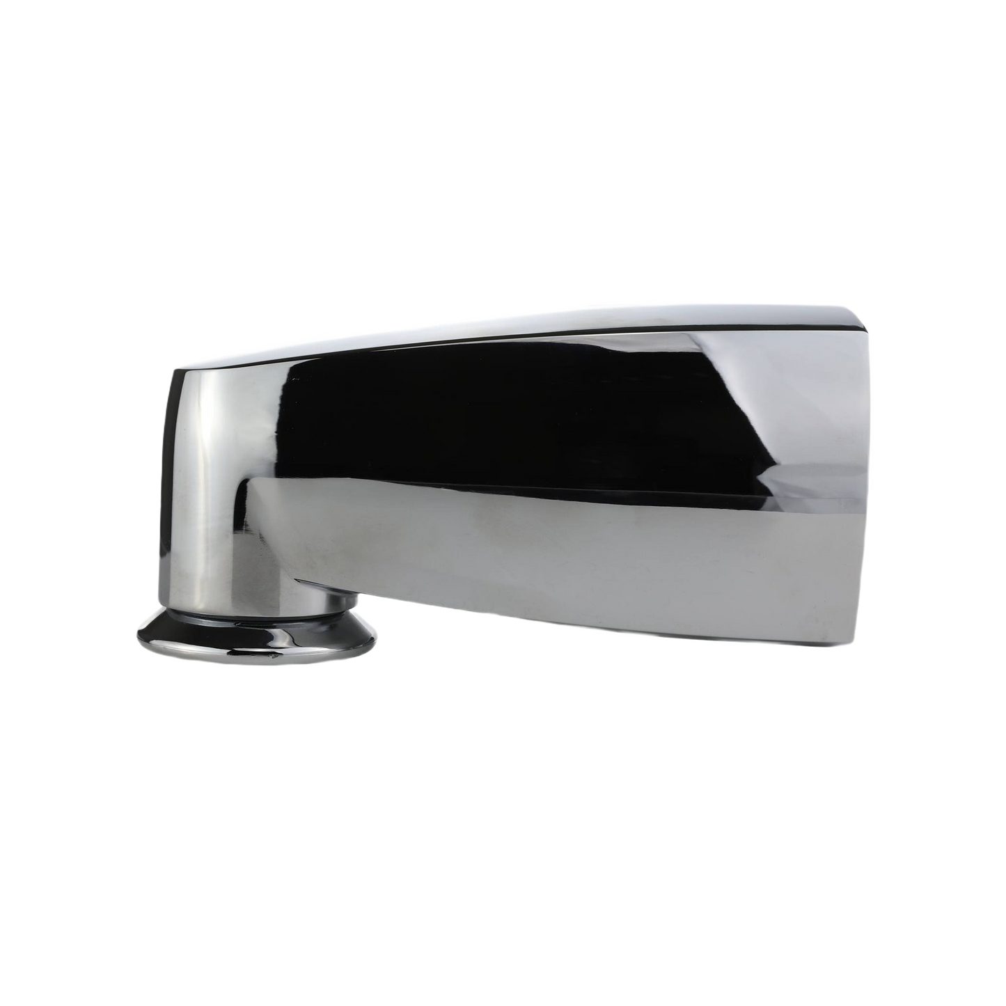 Chrome pull-down diverter tub spout designed for Delta faucets, perfect for home improvement plumbing upgrades