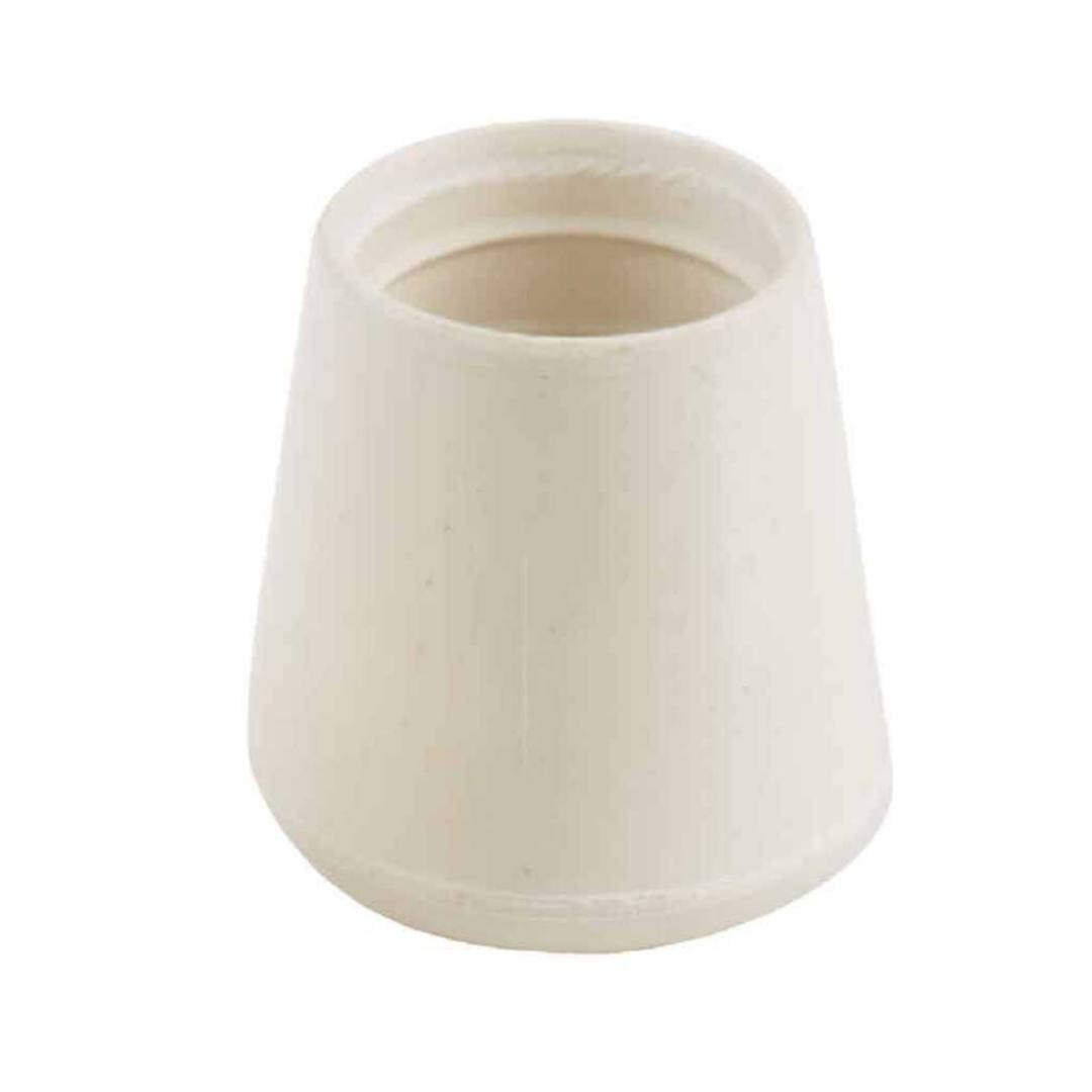 Off white rubber furniture leg protector with anti-skid design for floor protection in home improvement projects under $50