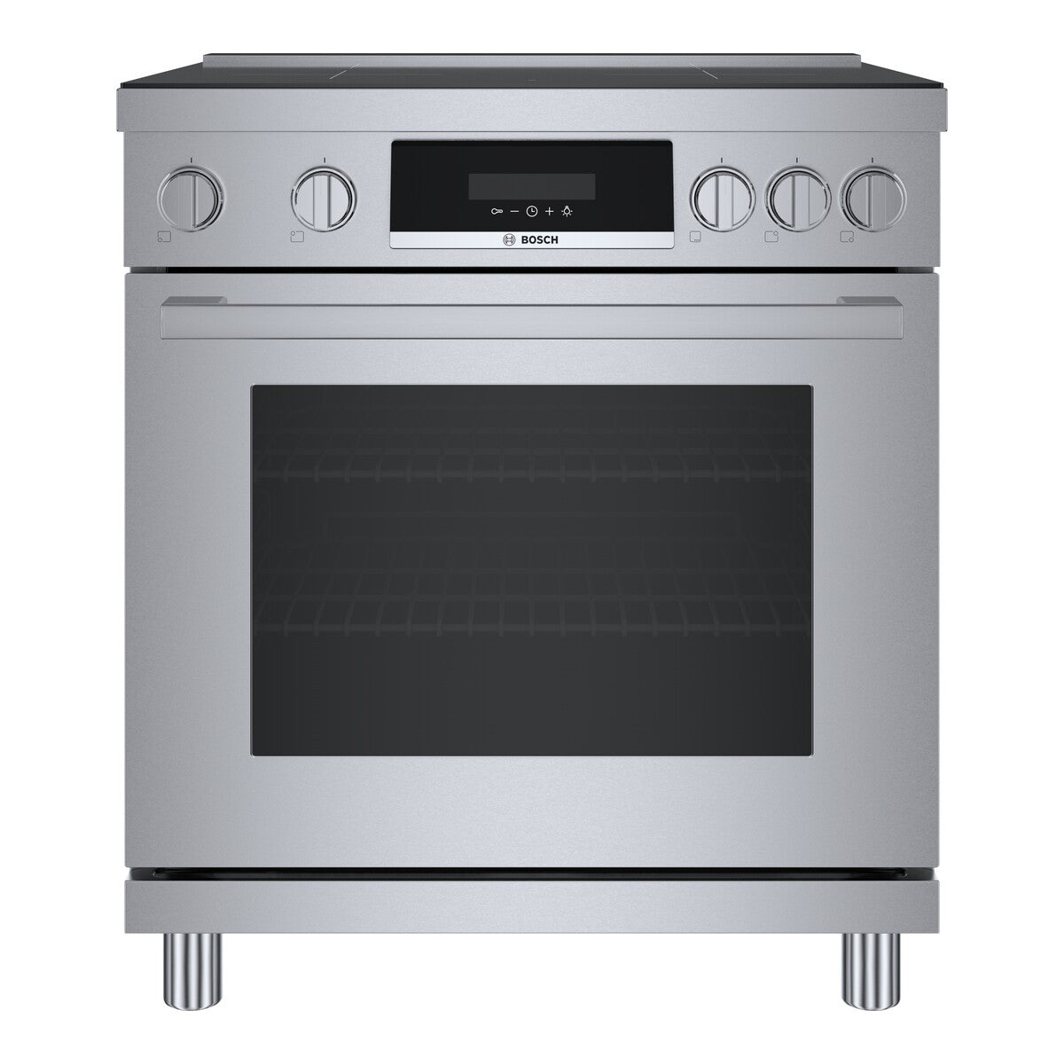 800 Series, Induction freestanding range, Stainless Steel