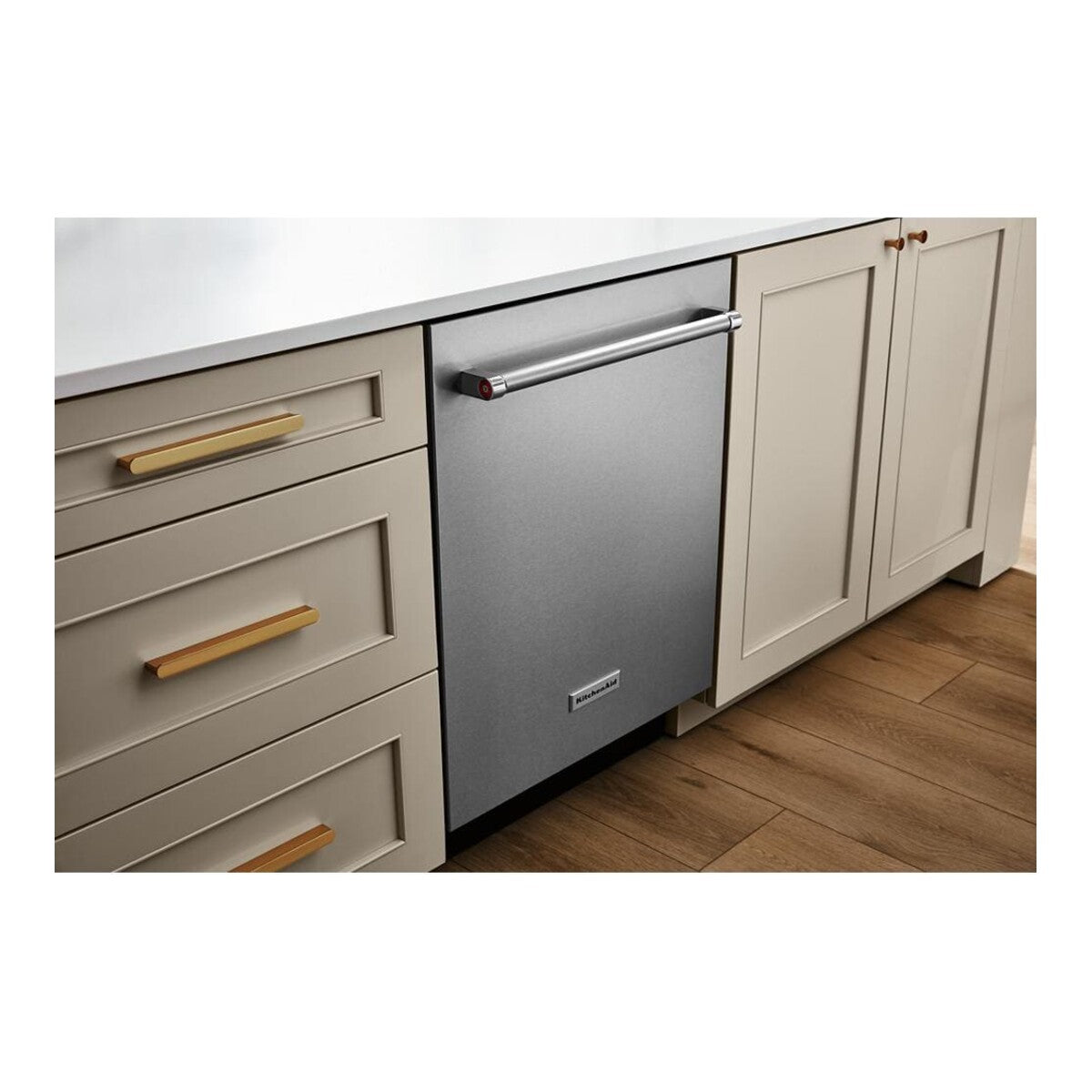 KitchenAid® 39 dBA PrintShield™ Finish Flush-to-Cabinet Dishwasher with FreeFlex™ Fit Third Level Rack