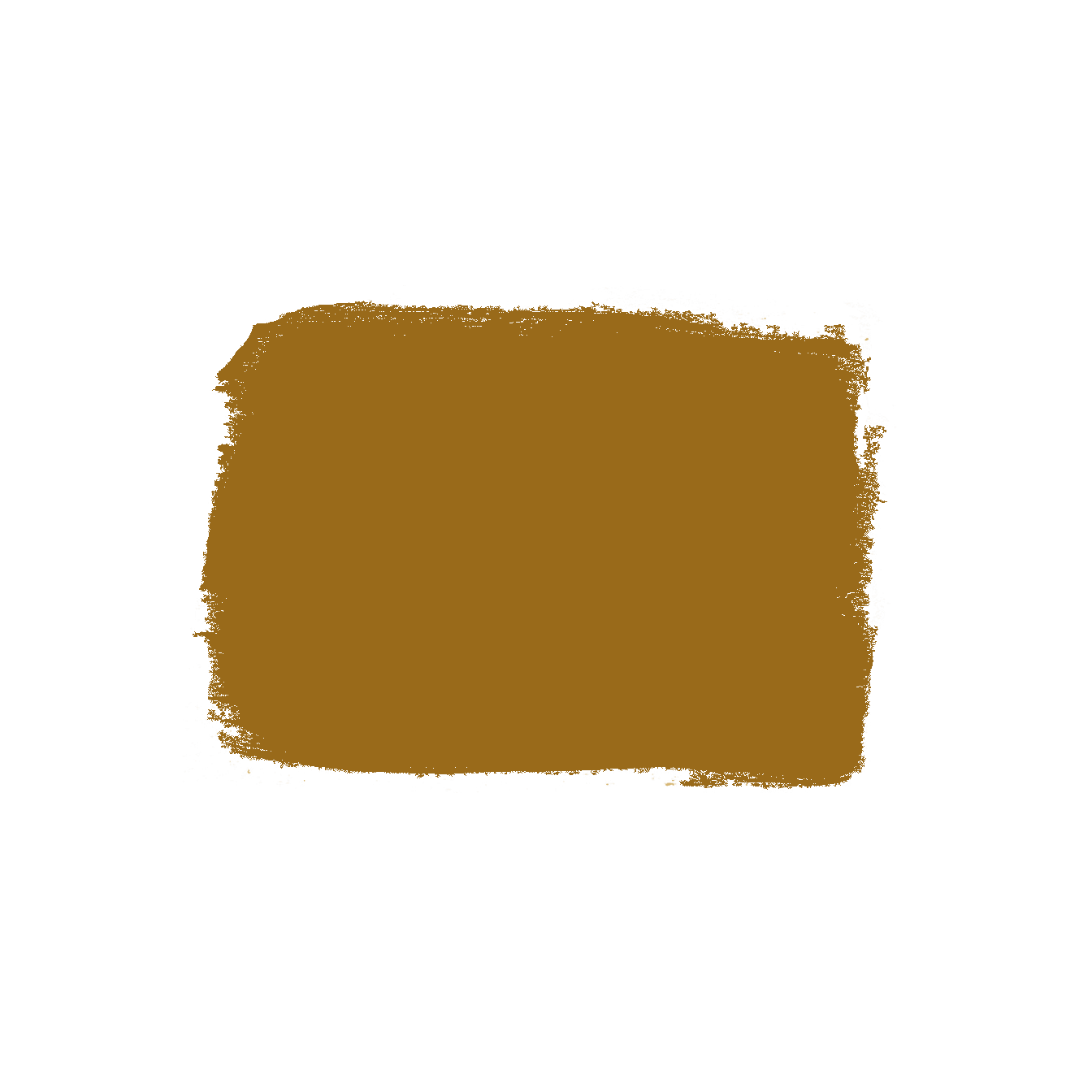 Swatch of warm goldenrod yellow acrylic latex paint for specialty paint and home improvement projects under $50 collections