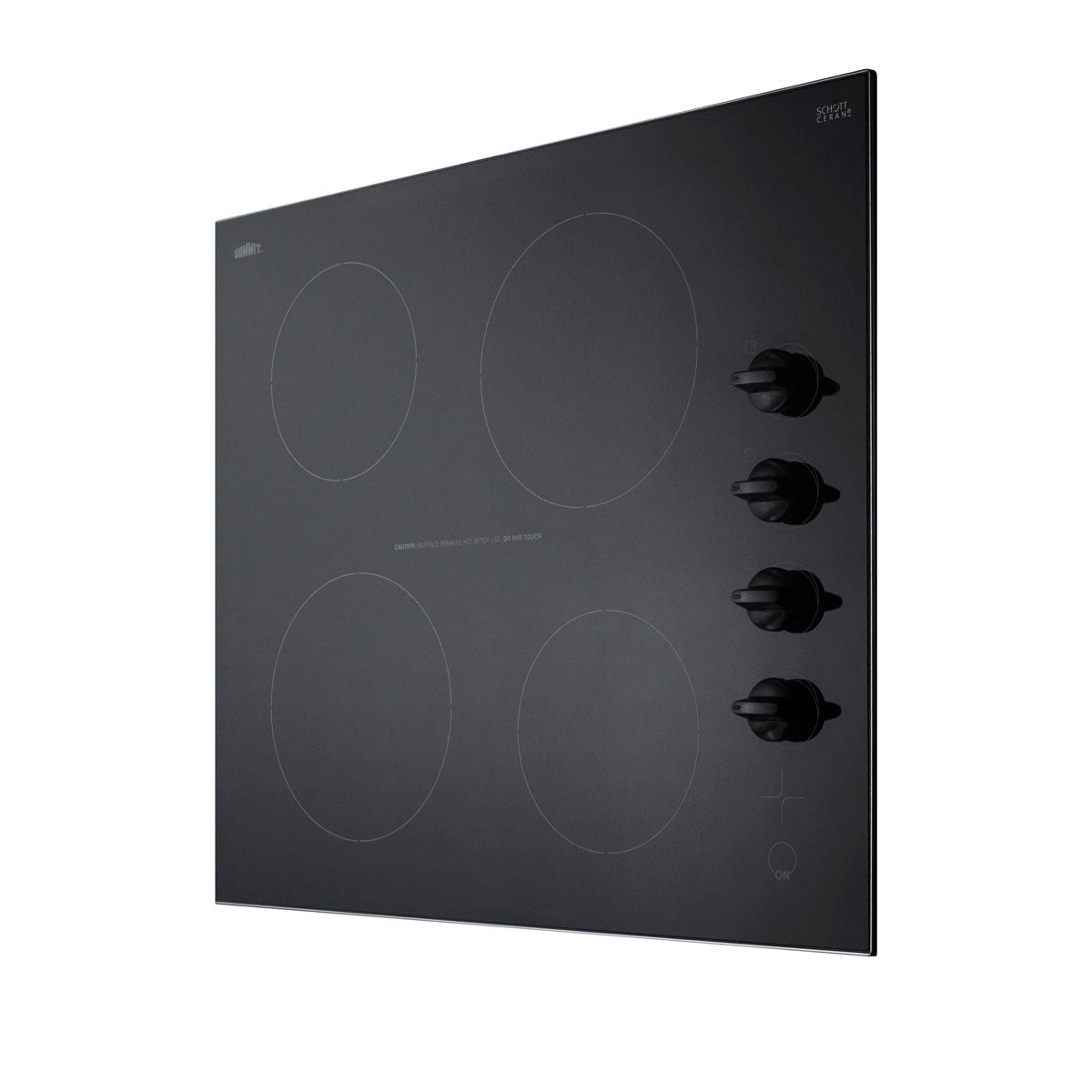 24" Wide 230V 4-Burner Radiant Cooktop