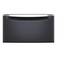 Black laundry pedestal drawer with integrated handle for storage in Appliance Parts & Accessories collection