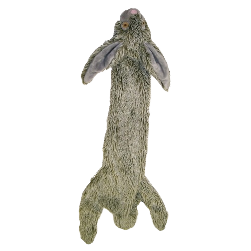 Long plush rabbit dog toy without stuffing for durable play in pet and toy supplies under $50 collection