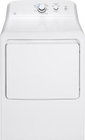 GE 6.2 cu. ft. Capacity Electric Dryer with Up To 120 ft. Venting and Shallow Depth