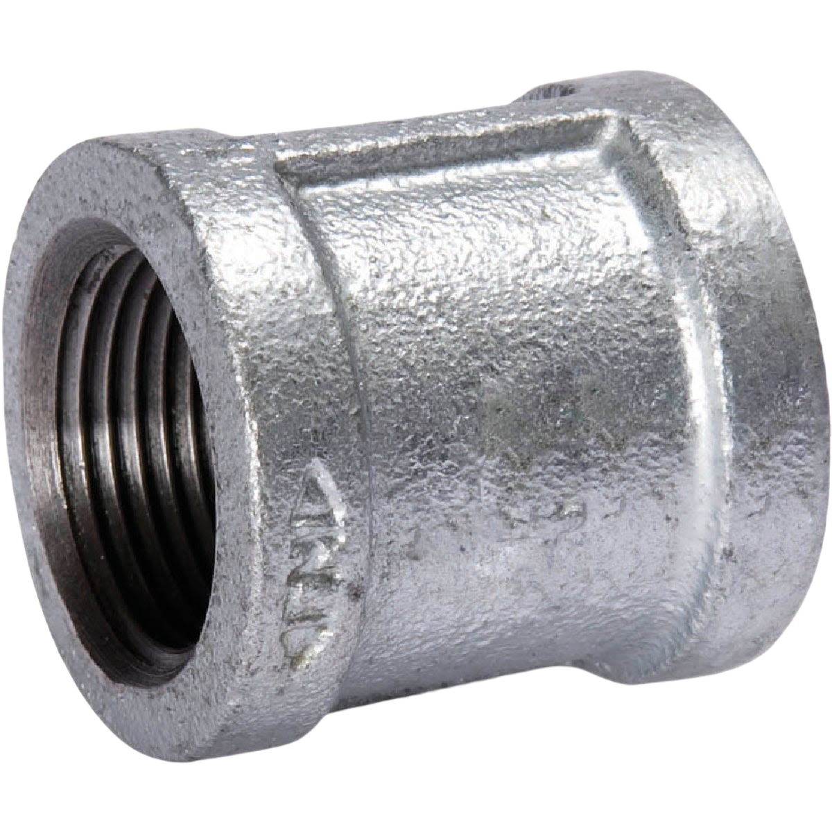 Malleable galvanized iron coupling with female pipe threads for plumbing and galvanized fittings under $50 collections