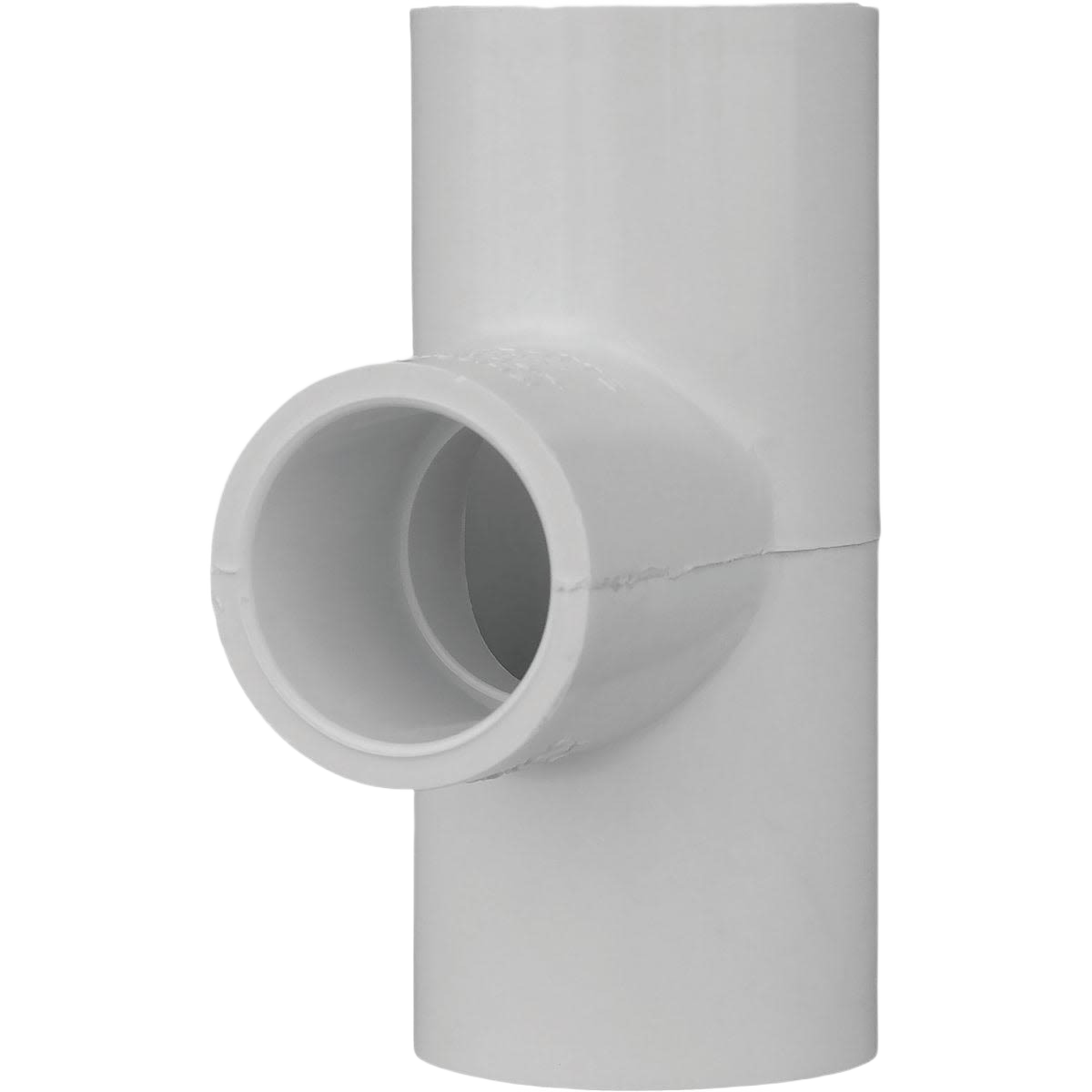 White PVC pressure reducing tee fitting for plumbing in Pipes & Fittings and Home Improvement under $50 collection