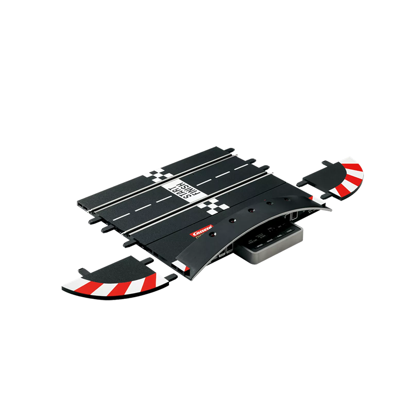 Digital slot car control unit with finish line design for 1:24 and 1:32 scale vehicles in toys and games under $100