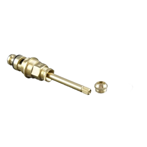 Brass diverter stem and accompanying parts for faucet repair in plumbing and home improvement collections under $50