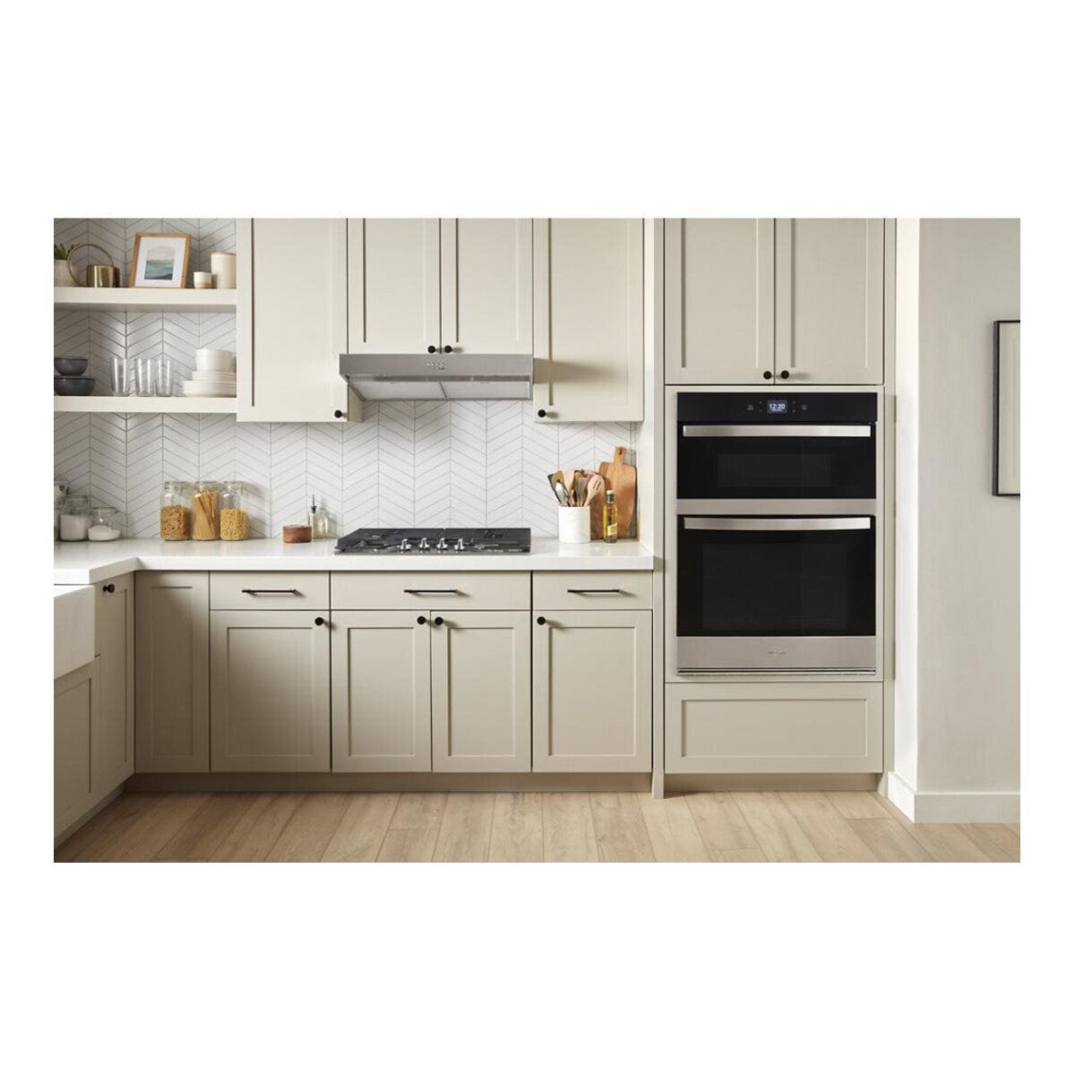 6.4 Total Cu. Ft. Combo Wall Oven with Air Fry When Connected*