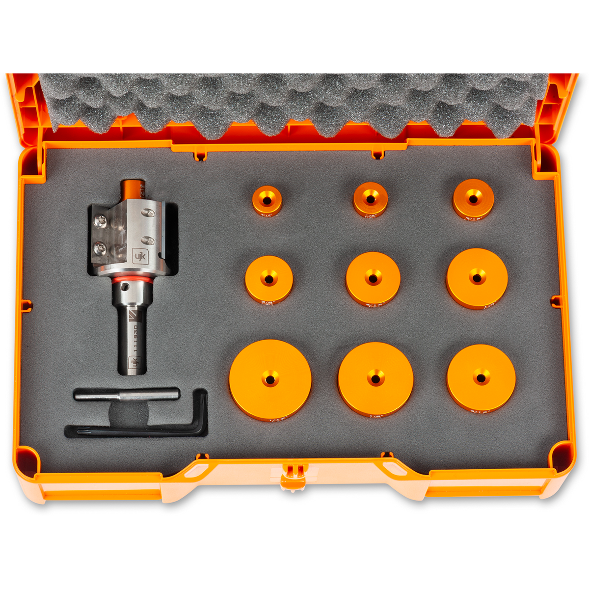 UJK 3 Wing Rebate Cutter 1/2" with Imperial Collars