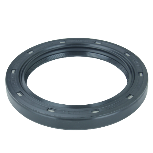 Black rubber seal with textured edges designed for machinery and home improvement applications