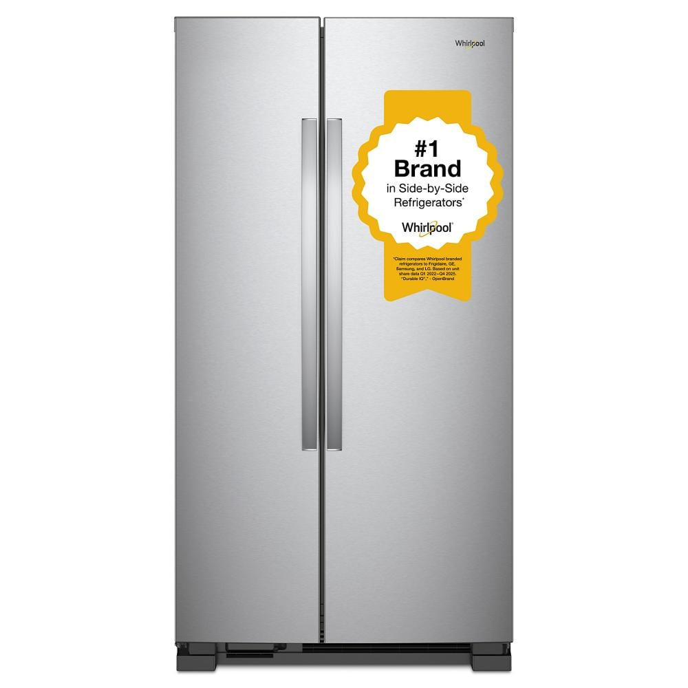 33-inch Wide Side-by-Side Refrigerator - 22 cu. ft.