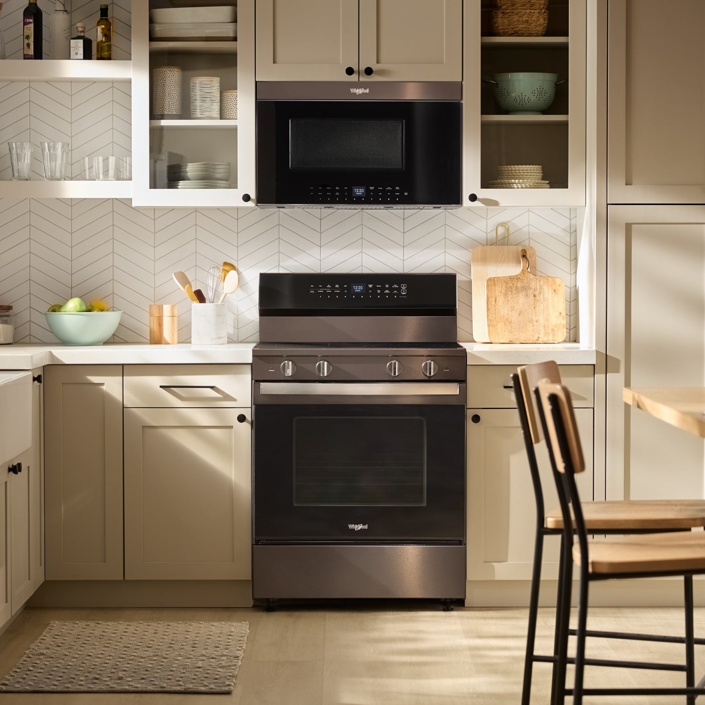 Air Fry Over- the-Range Oven with Flush Built-in Design