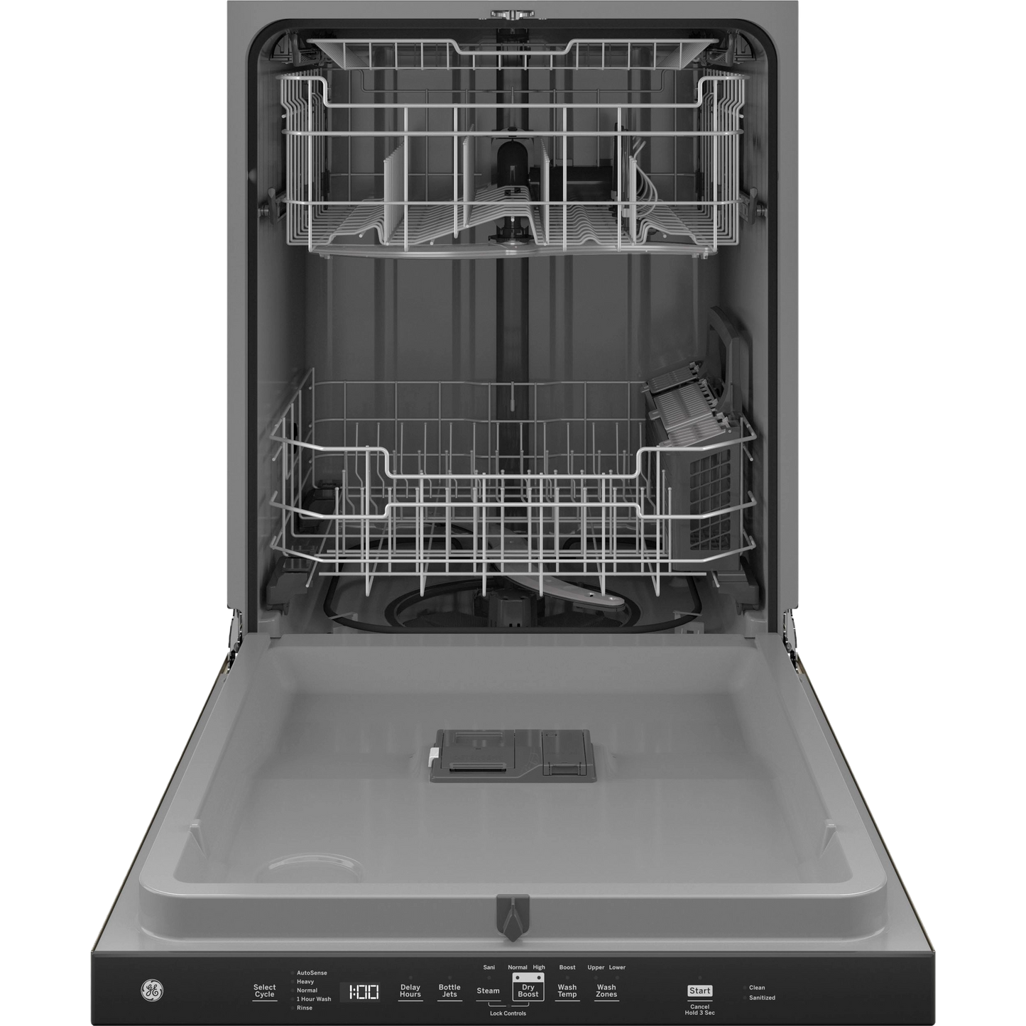 GE® ENERGY STAR® Top Control with Plastic Interior Dishwasher with Sanitize Cycle & Dry Boost
