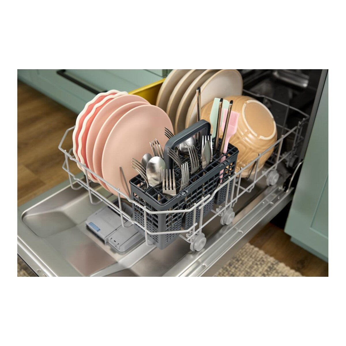 18" Stainless Steel Dishwasher with Half Load Cycle and Triple Spray Arms - 48 dBA