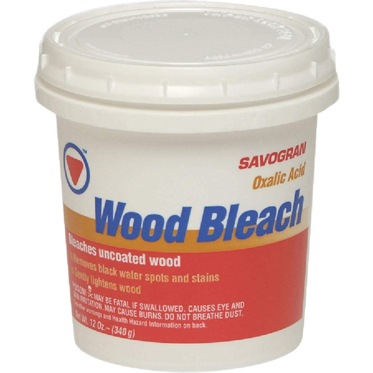 Container of Savogran wood bleach for cleaning supplies and wood stain removal in home improvement collections under $50