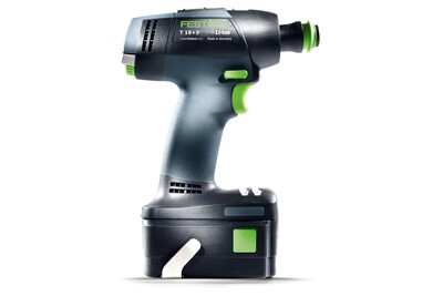 Compact Festool cordless drill with Li-Ion battery and FastFix interface for woodworking and battery powered power tools collection