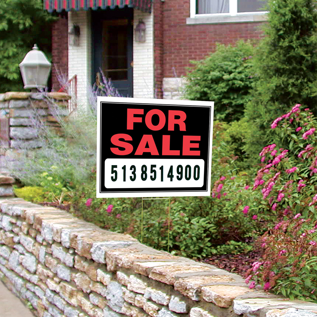 Hillman For Sale Sign Black and Red (15" x 19")