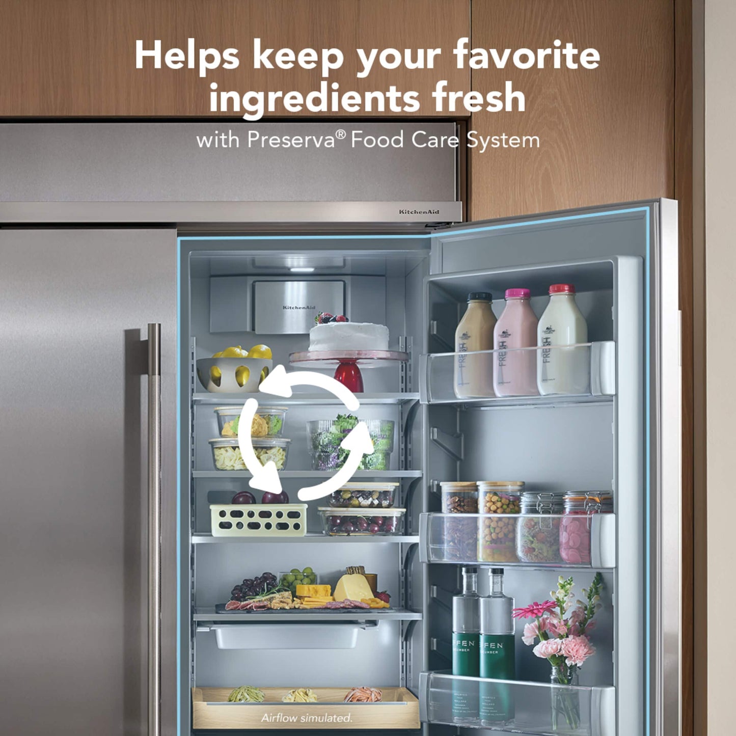 29.4 Cu. Ft. 48-Inch Built-In Side-by-Side Refrigerator with Exterior Water and Ice Dispenser with Measured Fill in PrintShield® Finish