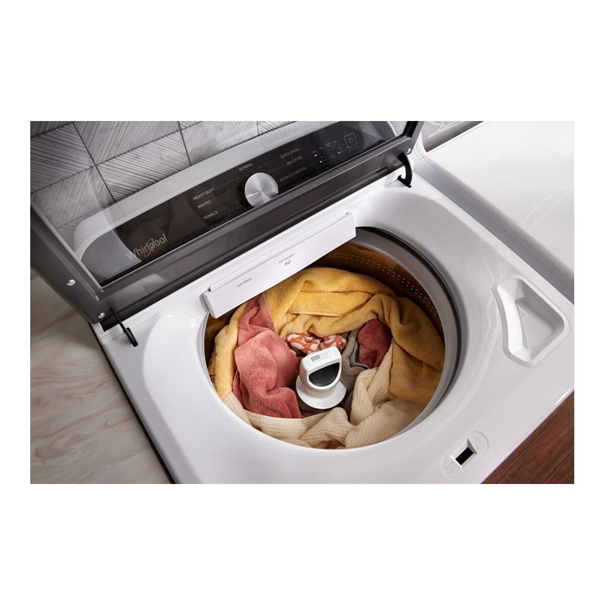 5.2-5.3 Cu. Ft. Whirlpool® Top Load Washer with Removable Agitator