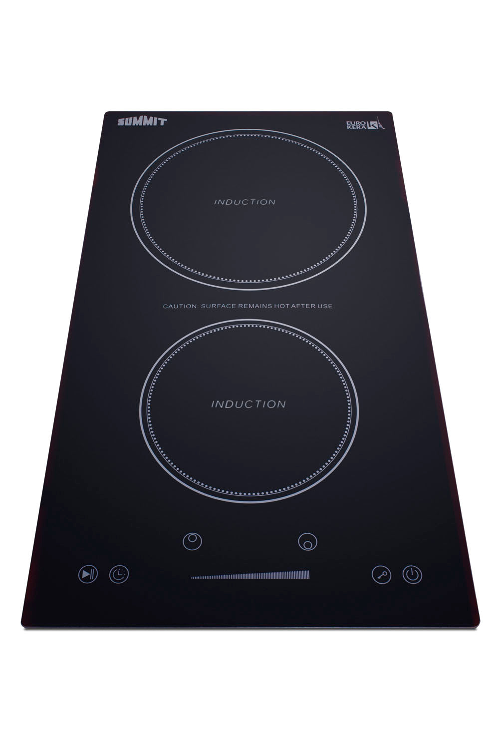 12" Wide 115V 2-Zone Induction Cooktop, Cord Included