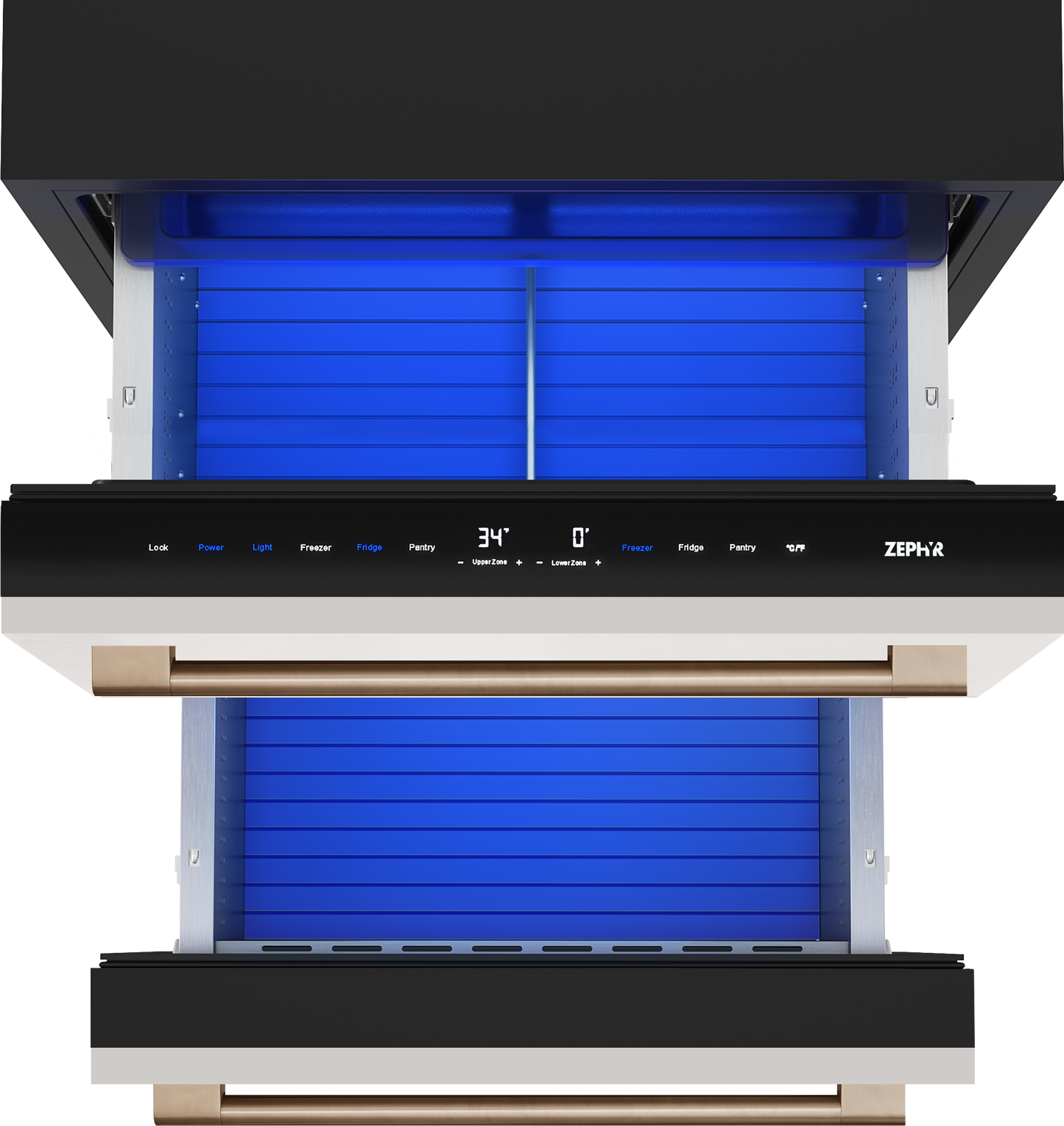 Presrv Refrigerator & Freezer Drawers, 2 Zones