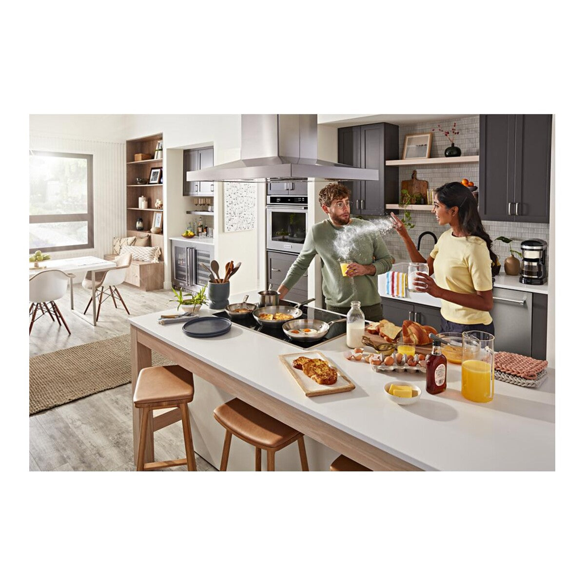 36" Island-Mount, 3-Speed Canopy Hood