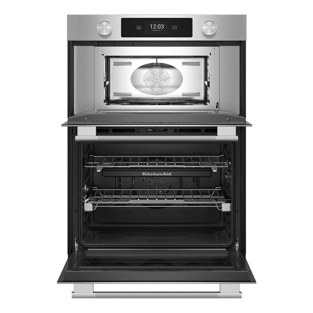 30-inch Smart Electric Combo Wall Oven with Intelligent Cooking Camera - PrintShield™ Finish