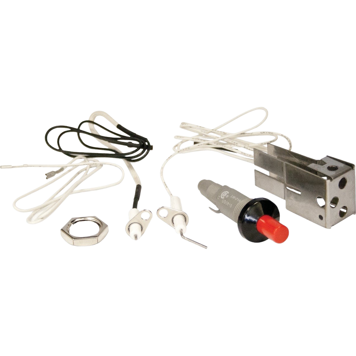 Gas grill push button igniter kit with electrodes and wiring for grilling tools and outdoor living under $50