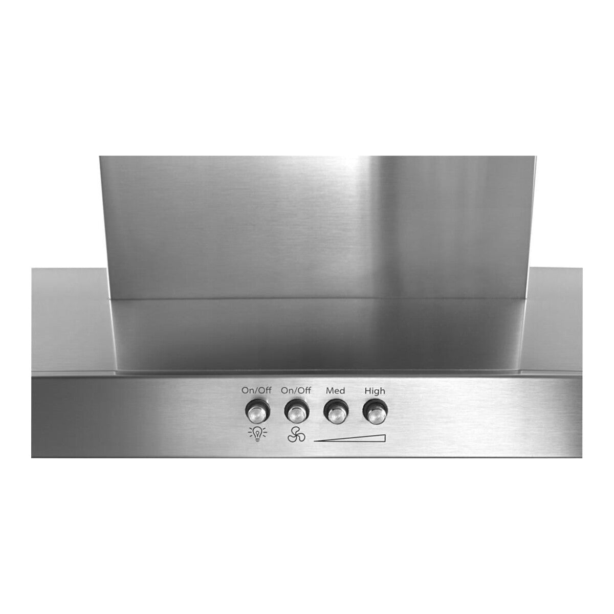 36" Stainless Steel Wall Mount Flat Range Hood