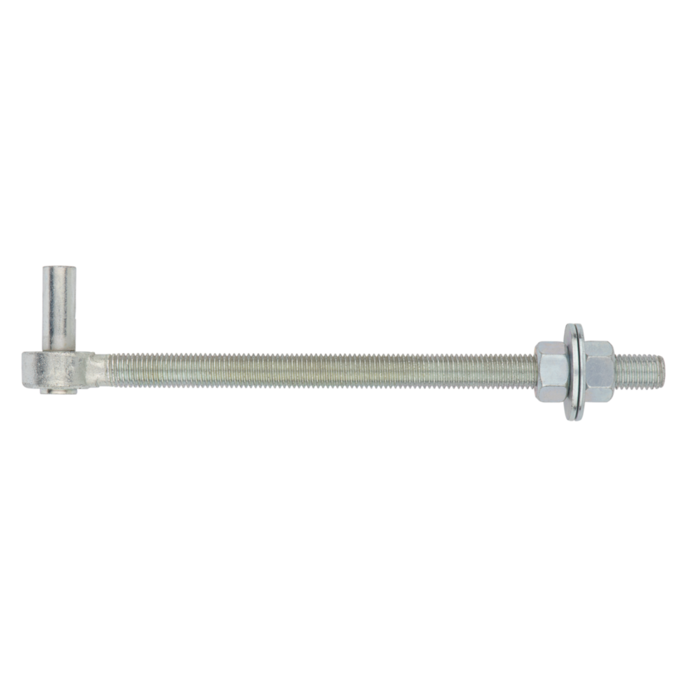 Adjustable zinc bolt hook with hex nut and washer for door and gate hardware in home improvement under $50 collection