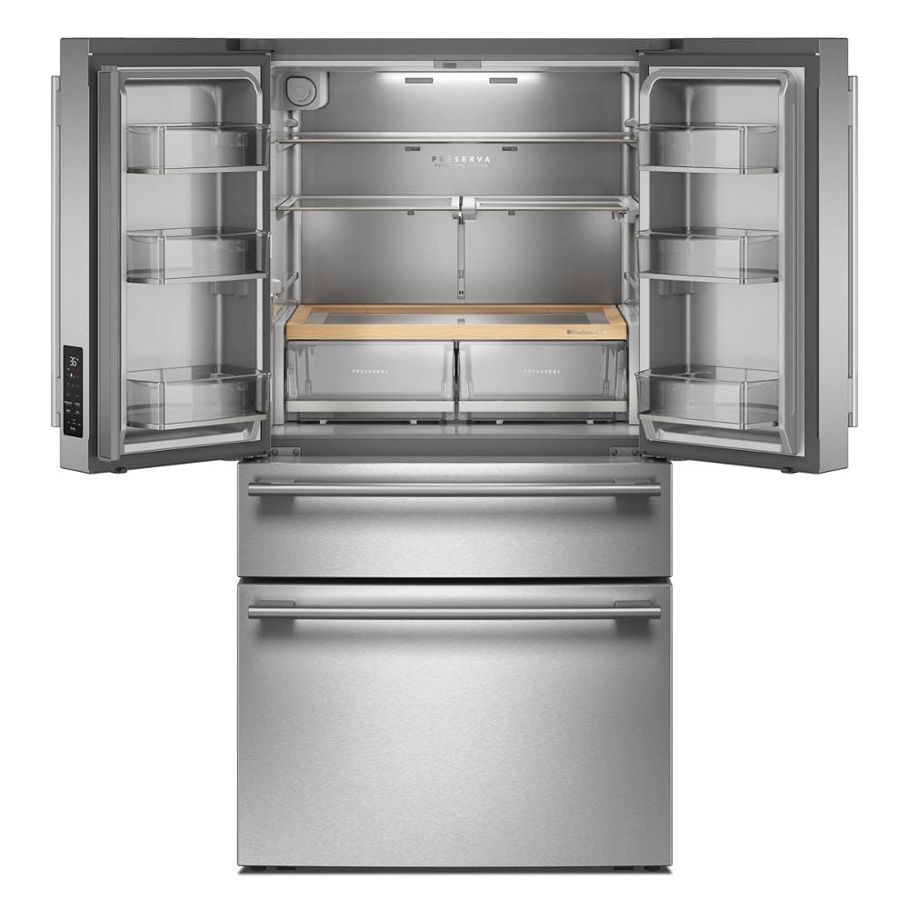 30 cu. ft. French Door Refrigerator with Interior Water and Ice and FreshChill™ Full-Width Refrigerated Drawer