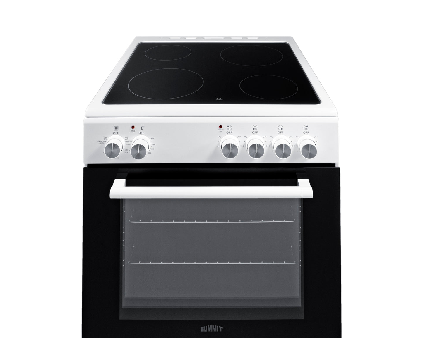 24" Wide Electric Smooth-Top Range