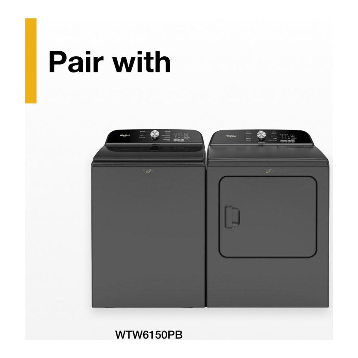 7.0 Cu. Ft. Whirlpool® Top Load Gas Dryer with Moisture Sensor