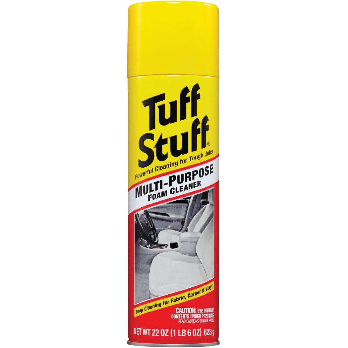 Yellow can of foam auto interior cleaner for automotive care in car washes and protectants under $50 collections