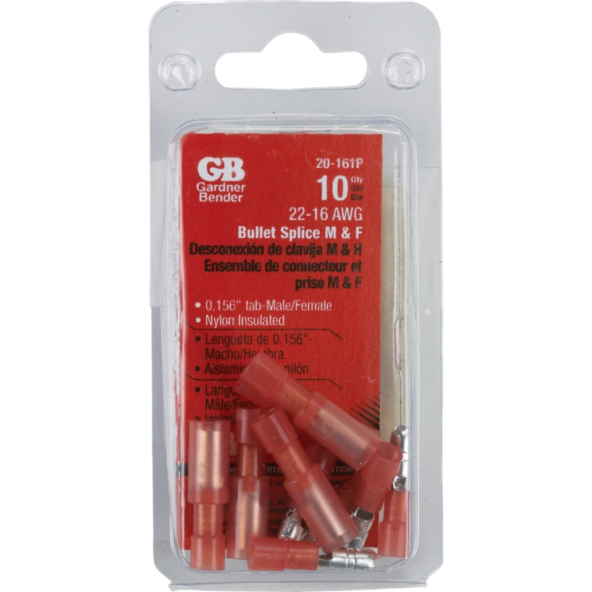 Package of Gardner Bender fully-insulated male and female bullet connectors for electrical use under $50 collections