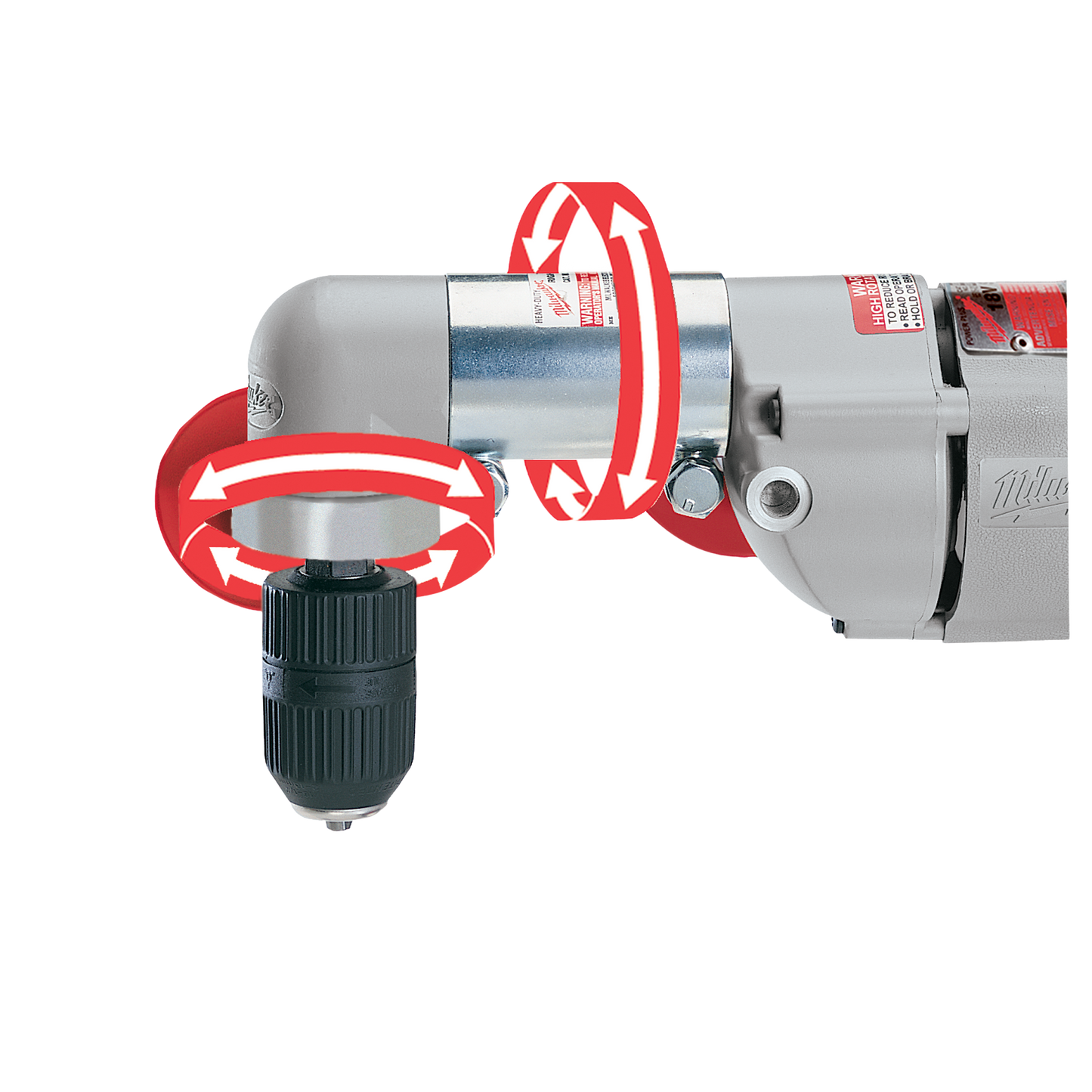Milwaukee 1/2" D-Handle Right Angle Drill Kit