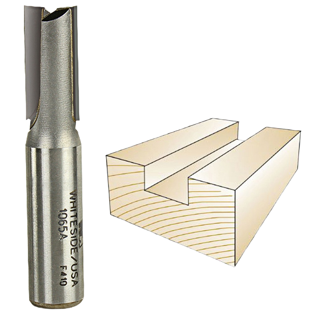 Whiteside straight plywood bit for clean dados in woodworking, included in tool accessories and drill bits collections under $50
