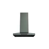 Stainless steel 30-inch wall-mount canopy hood with four-speed fan for effective kitchen ventilation in modern appliances setup